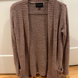 Brown Fluffy Cardigan